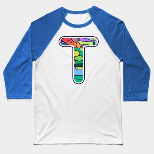 Alphabet T Baseball T-Shirt